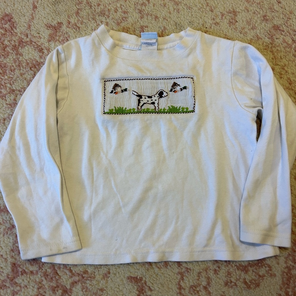 Smocked tee